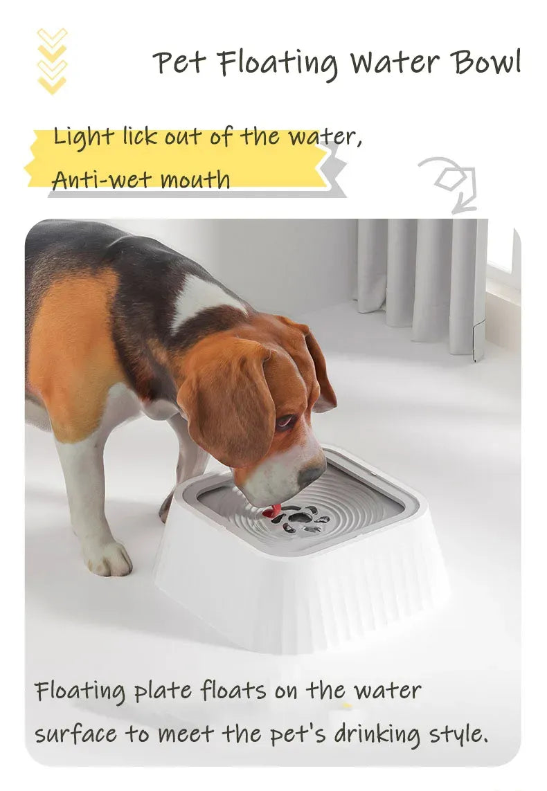SplashGuard floating pet water bowl