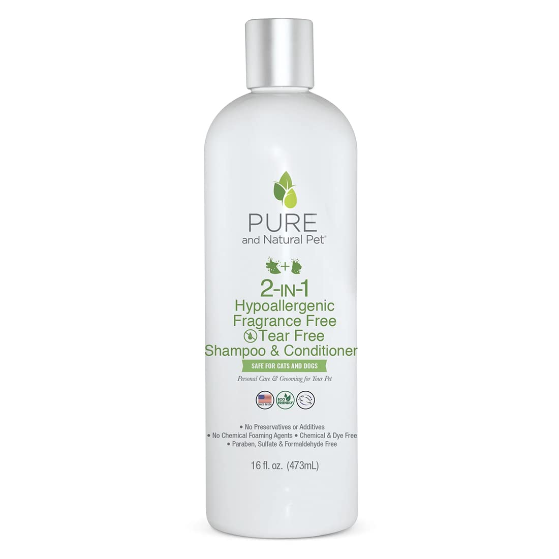 Pure & Natural Pet Hypoallergenic 2-in-1 Shampoo & Conditioner