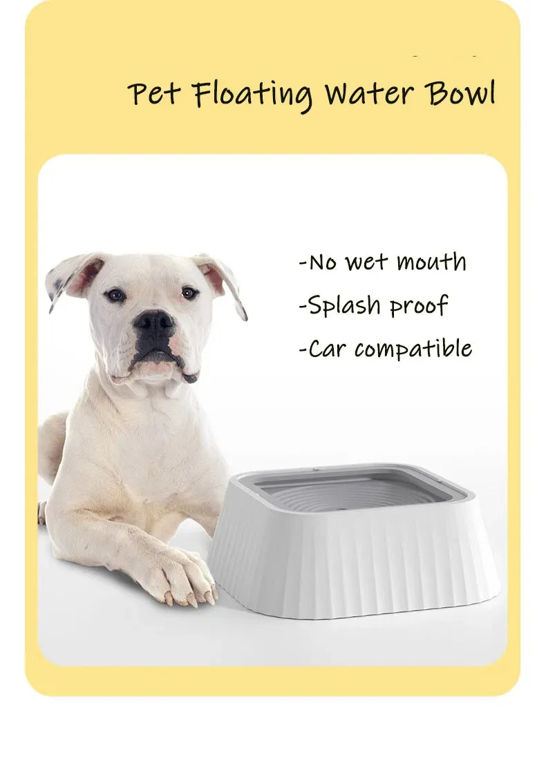 SplashGuard floating pet water bowl