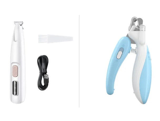 PawPerfect LED grooming trimmer for pet paws
