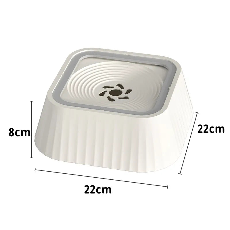 SplashGuard floating pet water bowl
