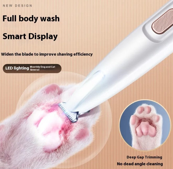 PawPerfect LED grooming trimmer for pet paws