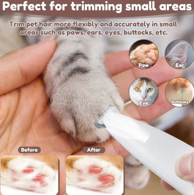 PawPerfect LED grooming trimmer for pet paws