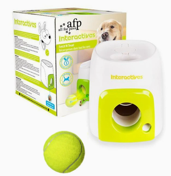 FetchFeed™ treat-dispensing dog activity toy
