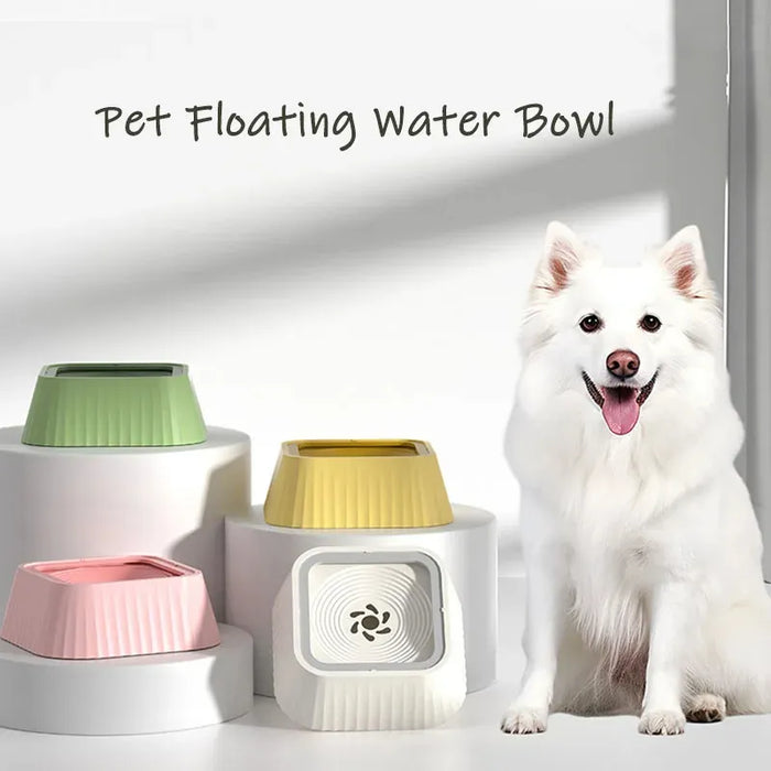 SplashGuard floating pet water bowl