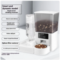 Smart dual-bowl video feeder with timed portions